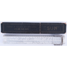 Règle à calcul en bambou 