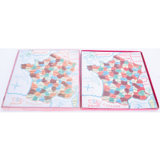 Puzzle de géographie : France administrative et pays limitrophes