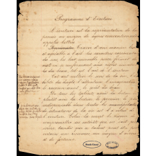 Programme d'Ecriture. Lecture et Récitation.