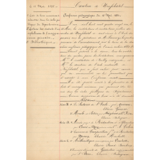 Conférences pédagogiques - Procès-verbaux - Canton de Neufchâtel - 1885-1927.