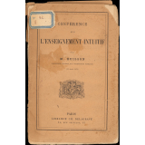 Conférence sur l'enseignement intuitif.