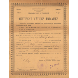 Certificat d'études primaires. 