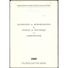 Illustration au rétroprojecteur de notions de tectonique et d'immunologie.