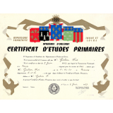 Certificat d'études primaires. 