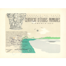 Certificat d'études primaires élémentaires. 