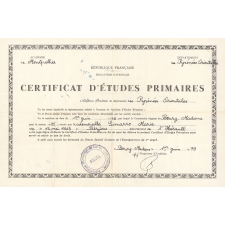 Certificat d'études primaires.