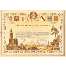 Certificat d'études primaires. 