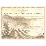 Certificat d'études primaires. 