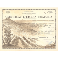 Certificat d'études primaires.