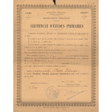 Certificat d'études primaires. 