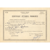 Certificat d'études primaires. 