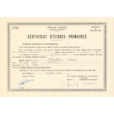 Certificat d'études primaires. 