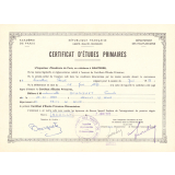 Certificat d'études primaires. 