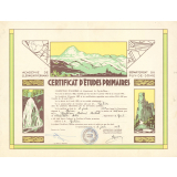 Certificat d'études primaires. 