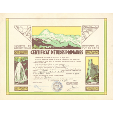 Certificat d'études primaires.