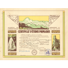 Certificat d'études primaires. 