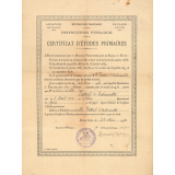 Certificat d'études primaires. 