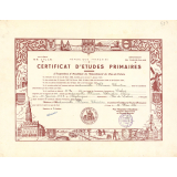 Certificat d'études primaires.