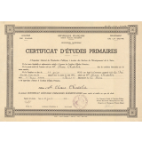 Certificat d'études primaires.