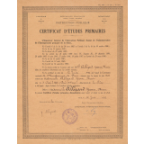 Certificat d'études primaires.