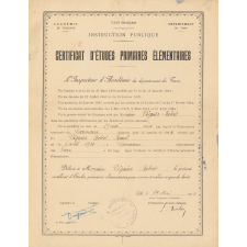 Certificat d'études primaires élémentaires. Etat français. Académie de Toulouse. Département du Tarn.