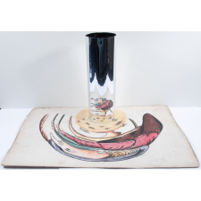 Planche d'anamorphose : joueur de musette