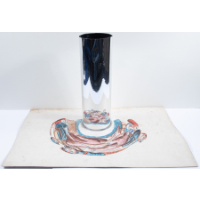 Planche d'anamorphose : couronnement d'épines