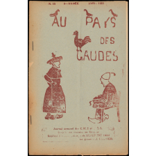 Journal scolaire Freinet. Au pays des Gaudes. N°55, avril, 1951.