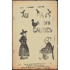 Journal scolaire Freinet. Au pays des Gaudes. N°57, juin, 1951.