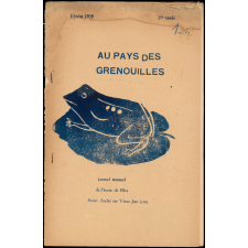 Journal scolaire Freinet. Au pays des grenouilles. Février, 1939.