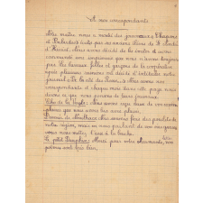 Journal scolaire Freinet. De la cité des roses... N°1, janvier, 1946.