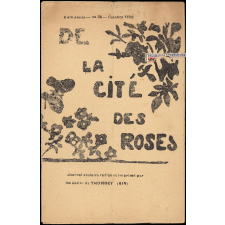Journal scolaire Freinet. De la cité des roses. N°35, octobre, 1950.