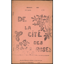 Journal scolaire Freinet. De la cité des roses. N°54, février, 1954.
