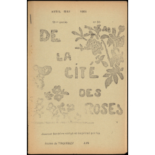 Journal scolaire Freinet. De la cité des roses. N°56, avril mai, 1954.