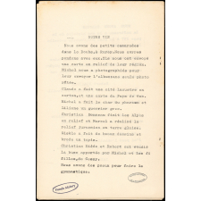 Journal scolaire Freinet. La croisée. N°1, octobre, 1962.
