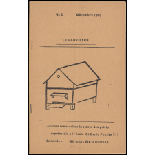 Journal scolaire Freinet. Les abeilles. N°2, décembre, 1949.