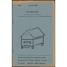 Journal scolaire Freinet. Les abeilles. N°3, janvier, 1951.