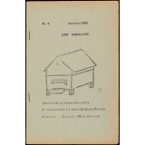 Journal scolaire Freinet. Les abeilles. N°4, janvier, 1955.