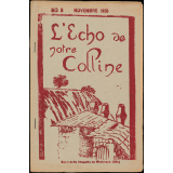 Journal scolaire Freinet. L'écho de notre colline. N°2, novembre, 1950.