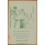 Journal scolaire Freinet. Echo de notre colline. N°3, décembre, 1953.