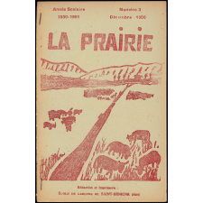 Journal scolaire Freinet. La prairie. N°3, décembre, 1950.