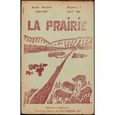 Journal scolaire Freinet. La prairie. N°7, avril, 1951.