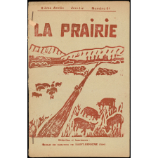 Journal scolaire Freinet. La prairie. N°61, janvier, [1955].
