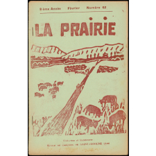 Journal scolaire Freinet. La prairie. N°62, février, [1955].