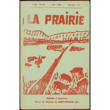 Journal scolaire Freinet. La prairie. N°87, mai, 1958.