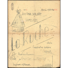 Journal scolaire Freinet. La ruche. N°3, 1954-1955.