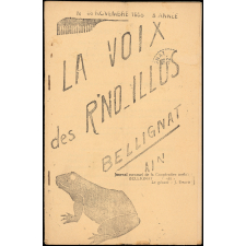 Journal scolaire Freinet. La voix des R'no-Illus. N°38, novembre, 1955.