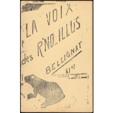 Journal scolaire Freinet. La voix des R'no-Illus. Janvier, 1958.