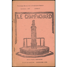 Journal scolaire Freinet. Le champagnard. N°2, novembre, 1950.