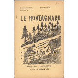 Journal scolaire Freinet. Le Montagnard. N°3, janvier, 1939.